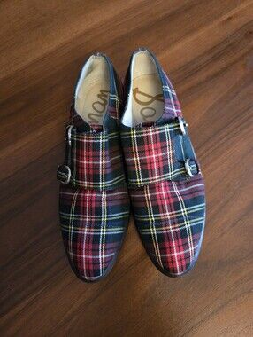 *RARE Sam Edelman Plaid/tartan Shoes